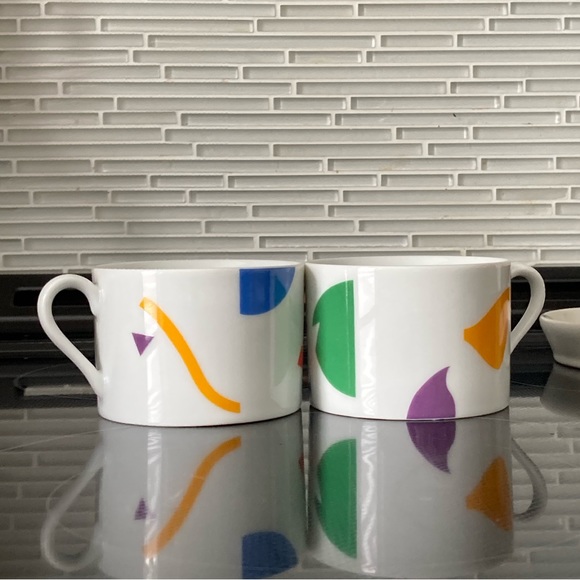 Vintage Other - FREE ADD ON Retro geometrical cups